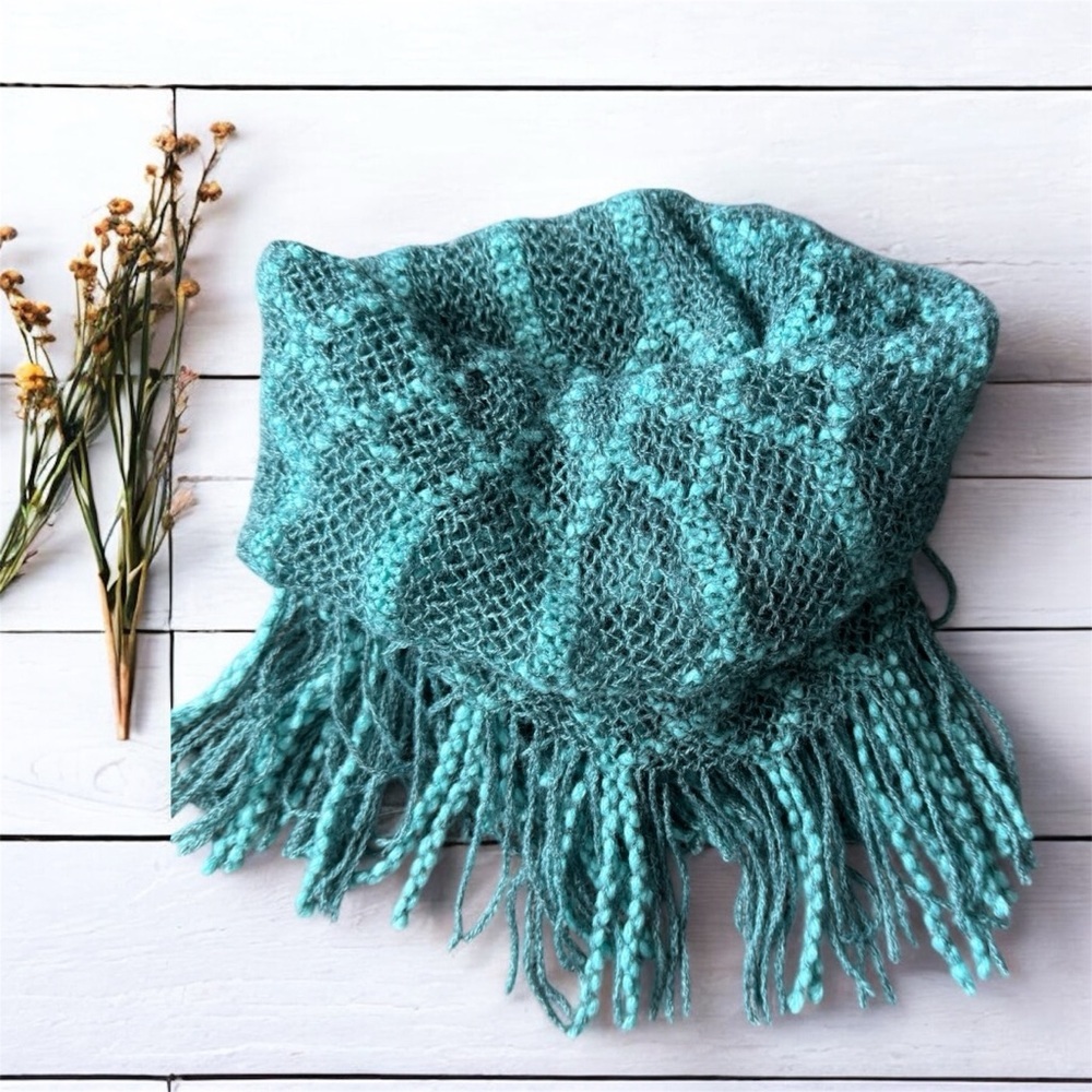 2 for $30 💎Turquoise Boho Infinity Cowl Neck Scarf - Picture 3 of 16